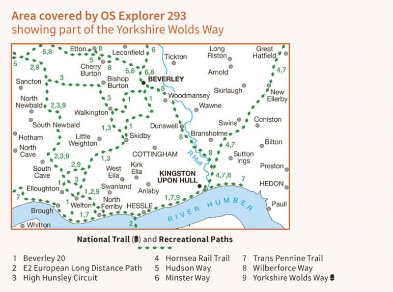 OS Explorer Map 293 - Kingston-upon-Hull and Beverley-1